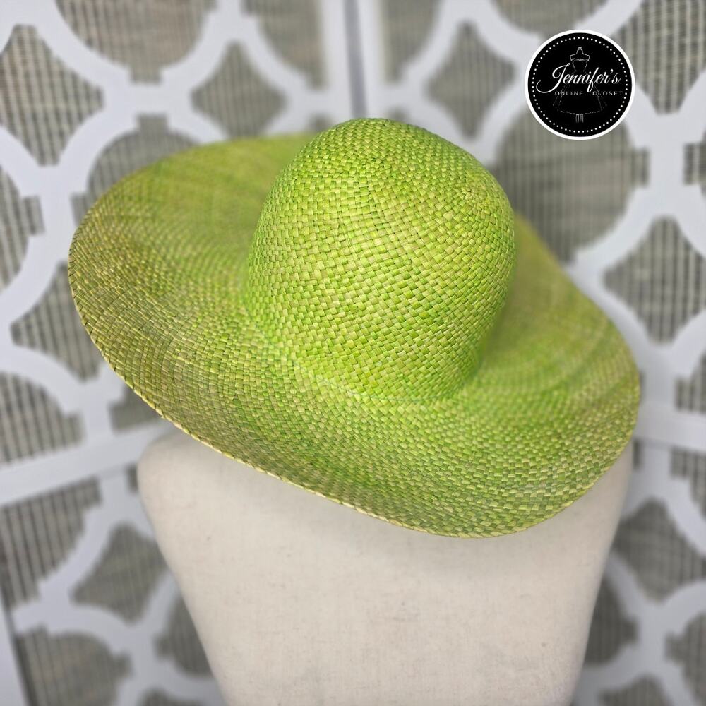 Madcaps Women's Green & Yellow Large Brim Hat